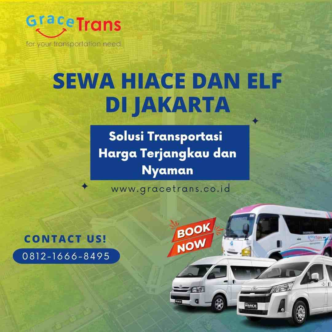 sewa hiace dan elf di jakarta
