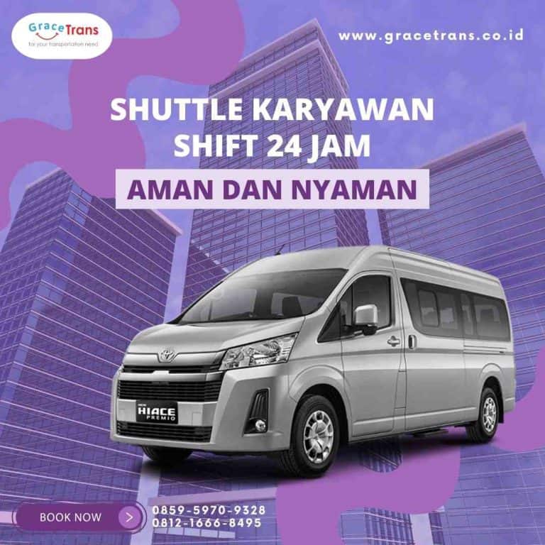 Shuttle Karyawan Shift 24 Jam – Nyaman dan Aman