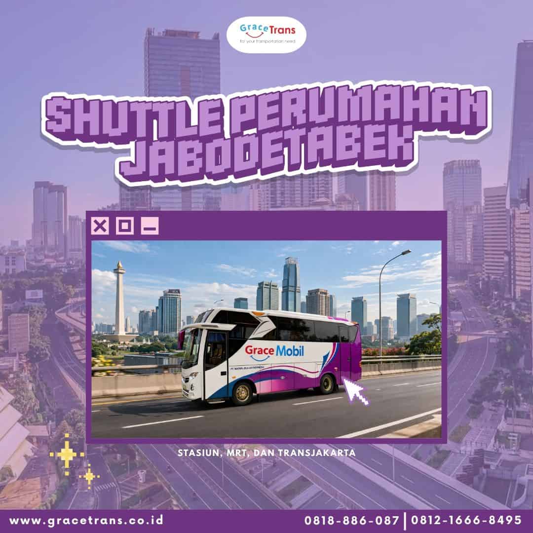 Shuttle Perumahan ke Stasiun, MRT, dan TransJakarta di Jabodetabek