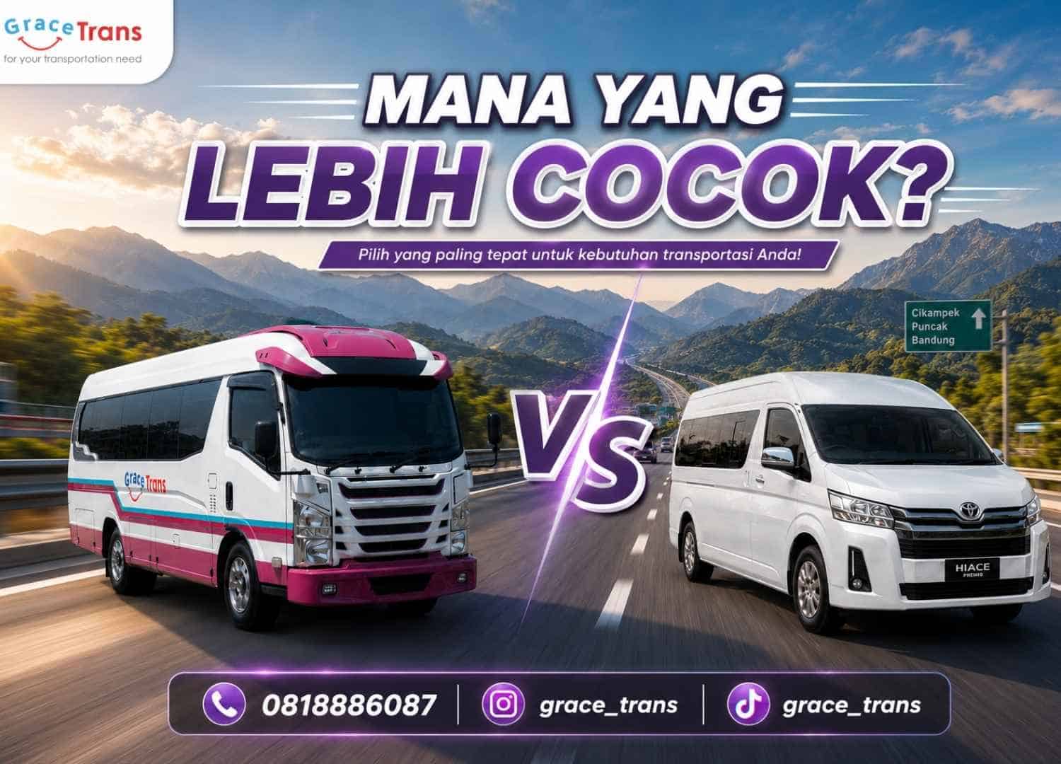Elf Long vs Hiace Commuter: Mana yang Lebih Cocok untuk Rombongan Anda?